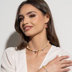 Paparazzi Necklace , bracelet and earings set